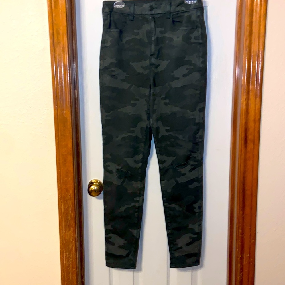 American Eagle camouflage print jeans